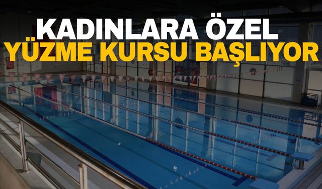 Manisa’da kadınlara özel yüzme kursu başlıyor