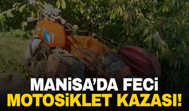 Manisa’da motosiklet kazası: 1 ölü 2 yaralı