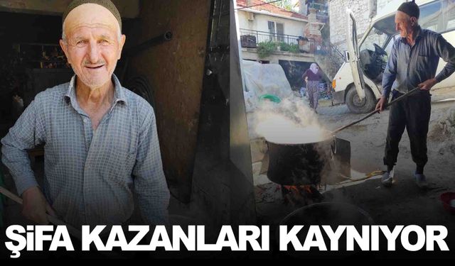 Manisa’da şifa kazanları kaynıyor… Kışın vazgeçilmezi hazırlanıyor!