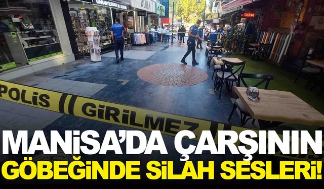 Manisa’da silah sesleri… Kavgada silah çekildi!