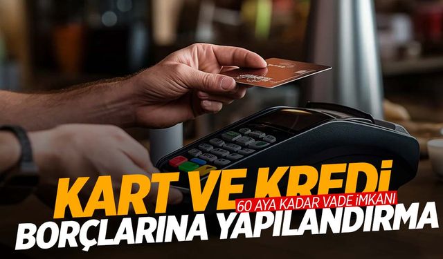 Milyonları ilgilendiren karar! Kart ve kredi borçlarına yapılandırma getirildi!