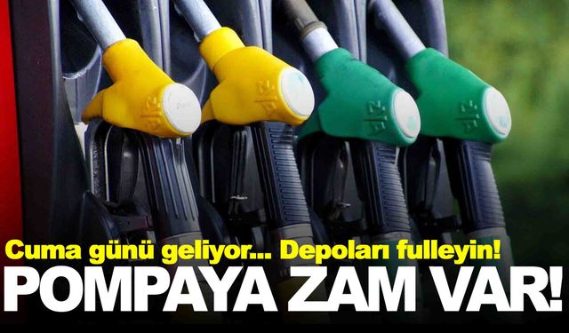 Motorin grubuna zam var… Cuma gecesinden itibaren geliyor!