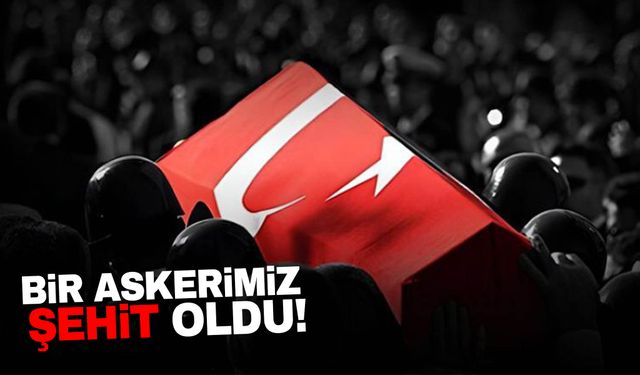 MSB acı haberi duyurdu! Bir askerimiz şehit oldu!