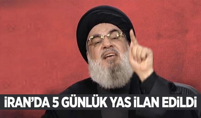 Nasrallah’ın ölümünün ardından İran’da 5 günlük yas ilan edildi