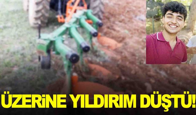 Ölüm tarla sürerken yakaladı… 17 yaşındaki gencin acı sonu!