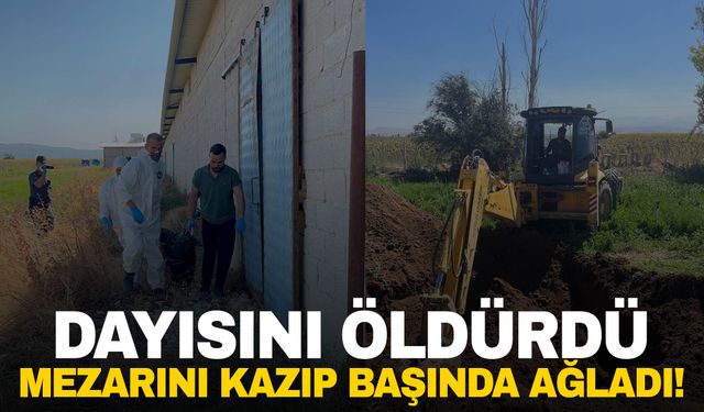 Adana'da önce dayısını öldürdü… Mezarını kazıp başında saatlerce ağladı