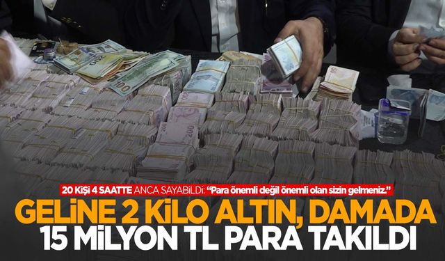 ‘Para önemli değil önemli olan sizin gelmeniz’ dedi! Toplanan takı dudak uçuklattı!