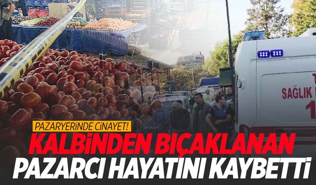 Kocaeli'de pazaryerinde ‘Adam mısın sen’ tartışması kanlı bitti! Kalbinden bıçaklanarak öldürüldü