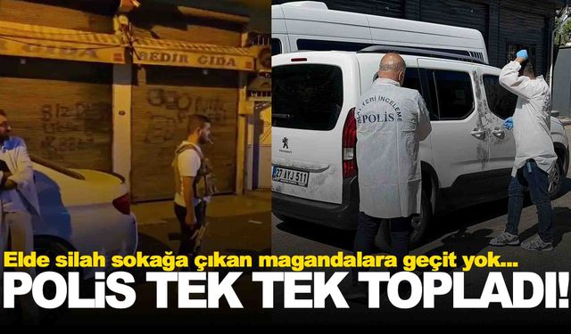 Ellerinde silahlarla sokaklara çıktılar… Polis hepsini tek tek topladı!