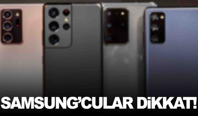 Samsung'dan kullanıcıları üzecek karar… 4 cihaza güncelleme gelmeyecek!