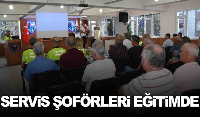 Okullar açılıyor… Servis şoförleri eğitimde