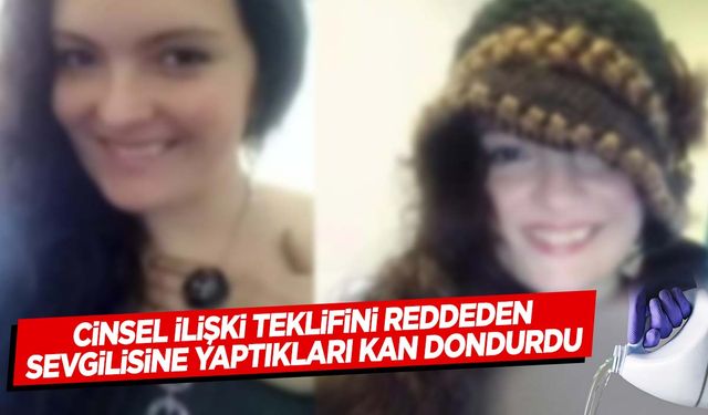 Sevgilisinin cinsel organına çamaşır suyu döküp kesmeye çalıştı!