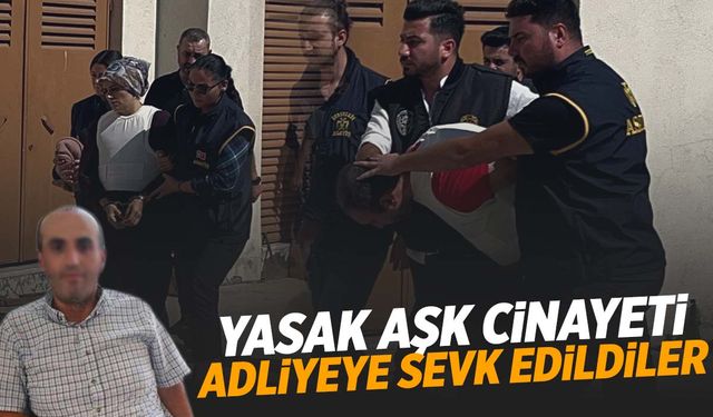 Sevgilisiyle birlikte kocasını telefon kablosuyla boğmuşlardı… Adliyeye sevk edildiler!