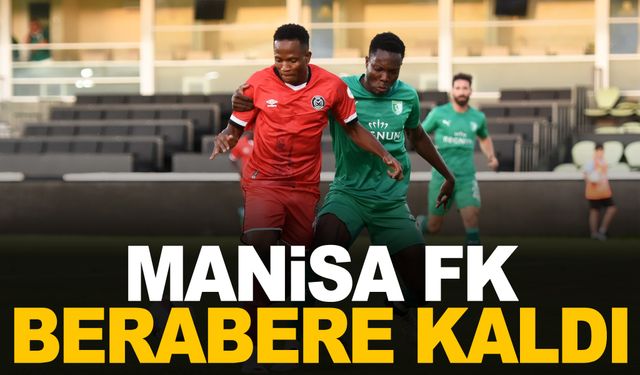 Manisa FK, hazırlık maçında S. Bodrum FK ile berabere kaldı