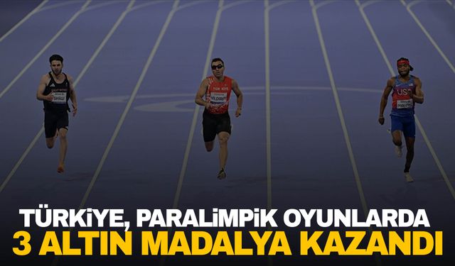 Türkiye, Paralimpik oyunlarda 3 altın madalya kazandı