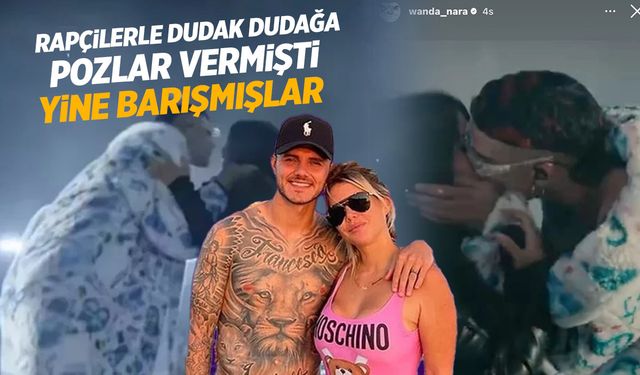 Mauro Icardi ile Wanda Nara Yine Sarmaş Dolaş