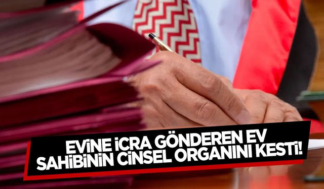 Yalova’da evine icra gönderen ev sahibinin cinsel organını kesti! İfadesi kan dondurdu!