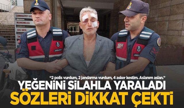 Yeğenini silahla yaralayan amcayı özel harekat yakaladı! Sözleri dikkat çekti!