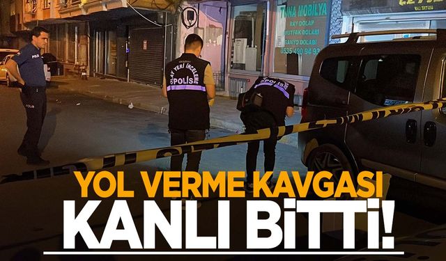 Yol verme kavgası kanlı bitti! Balkondan izleyen kişi vuruldu!