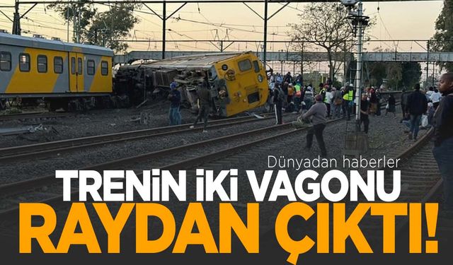 Yolcu treni raydan çıktı! Çok sayıda yaralı var!