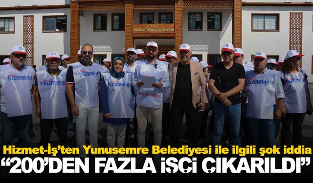 Yunusemre Belediyesi’nde işçi kıyımı… 200’den fazla işçi çıkarıldı