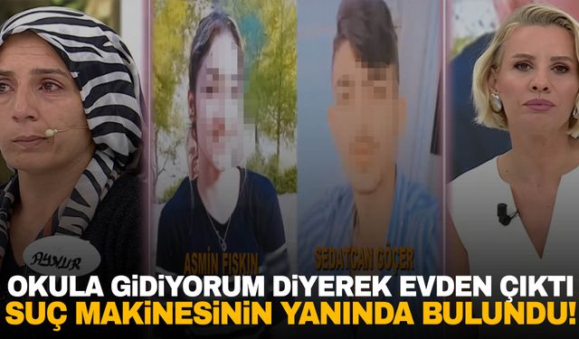 13 yaşındaki kız çocuğu günler sonra suç makinesinin yanında bulundu