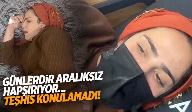 16 gündür aralıksız hapşırıyor… Teşhis hala konulamadı!