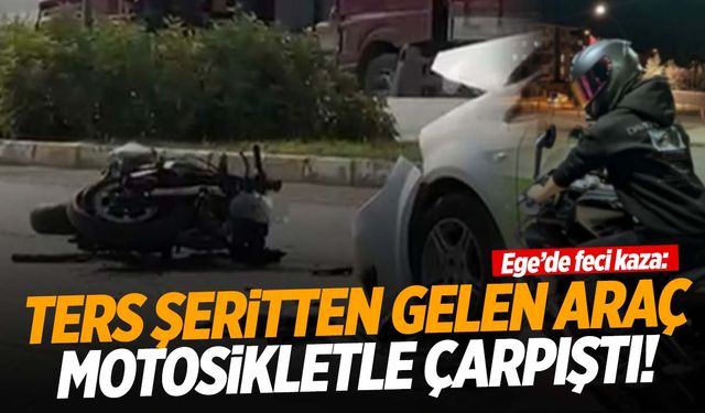 Denizli’de ters şerit faciası: 18 yaşındaki motosiklet sürücüsü hayatını kaybetti