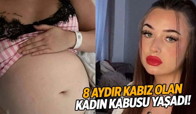 8 aydır kabız olan genç kızın organları çıktı!