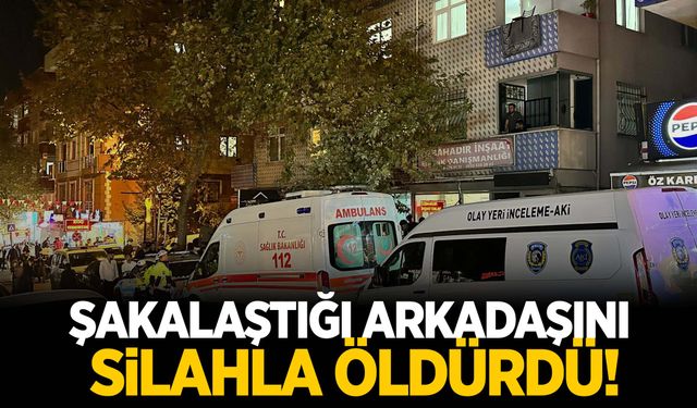 İstanbul’da liseli genç, şakalaştığı arkadaşını silahla öldürdü