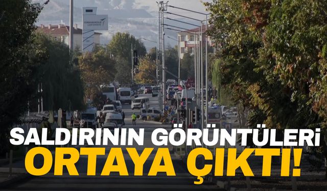 Ankara'da TUSAŞ tesislerine saldırı anı ortaya çıktı!