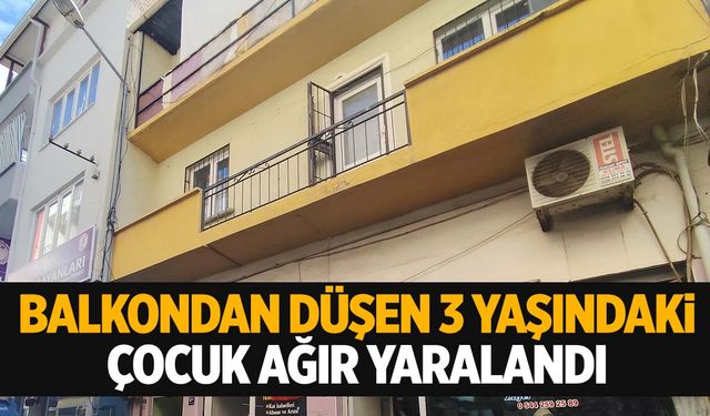 Aydın’da 3 yaşındaki çocuk sokakta oturan kişilerin üzerine düştü!