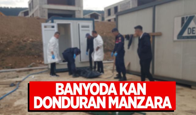 Banyoda korkunç manzara! Ekipler hemen harekete geçti!