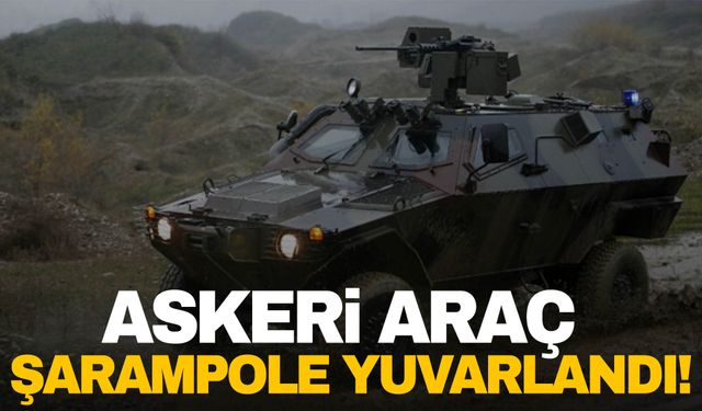 Bilecik'te askeri araç şarampole yuvarlandı: Yaralı askerler var