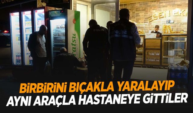 Malatya’da fıkra gibi olay… Birbirini bıçakla yaralayıp aynı araçla hastaneye gittiler!