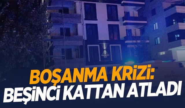 Çorum’da boşanma aşamasındaki genç kadın 5 katlı binanın çatısından atladı!