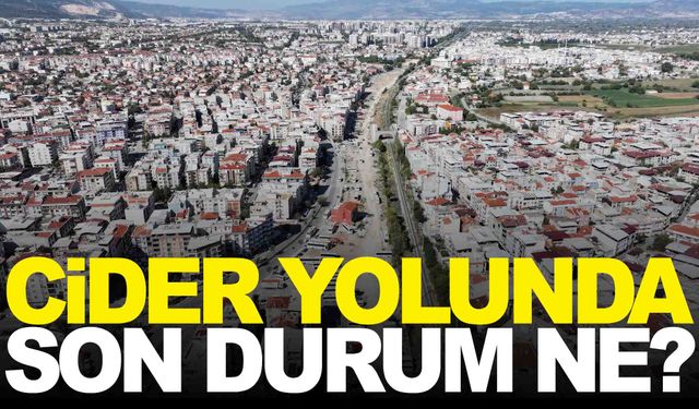 Cider yolunda son durum ne? Başkan Zeyrek bölgede!