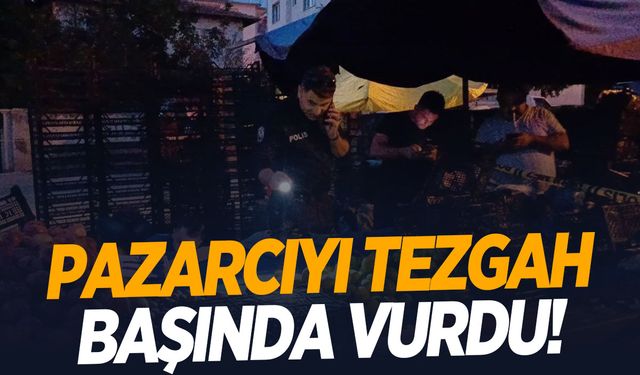 Çorum’da pazarcı tezgahı başında silahla vuruldu!