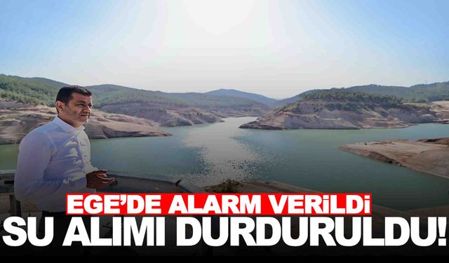 Ege’de belediye başkanı ’10-12 günlük su kaldı’ diyerek duyurmuştu… Barajdan su alımı durduruldu!