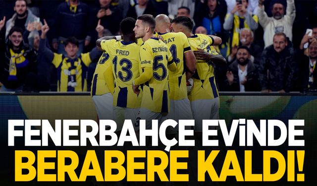 Fenerbahçe, Manchester United'la berabere kaldı