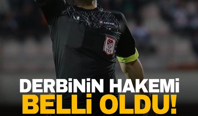 Galatasaray-Beşiktaş derbisinin hakemi açıklandı