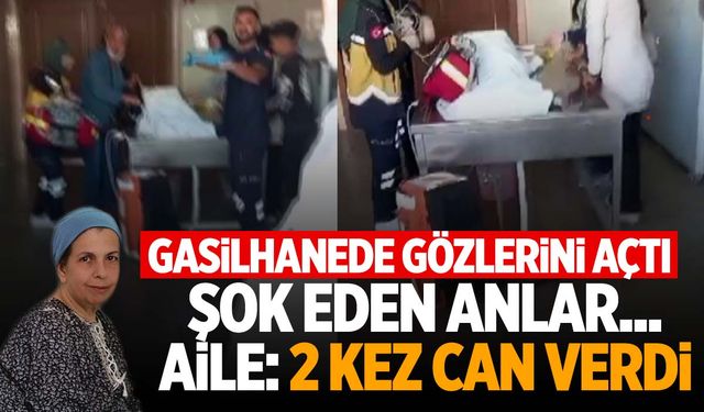 Gasilhanede tüyler ürperten olay! Gözlerini açan cenaze panik yarattı!