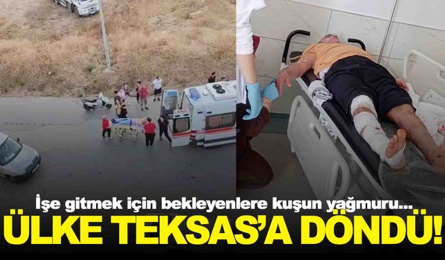 İşe gitmek için bekliyorlardı… Üzerlerine kurşun yağdı!