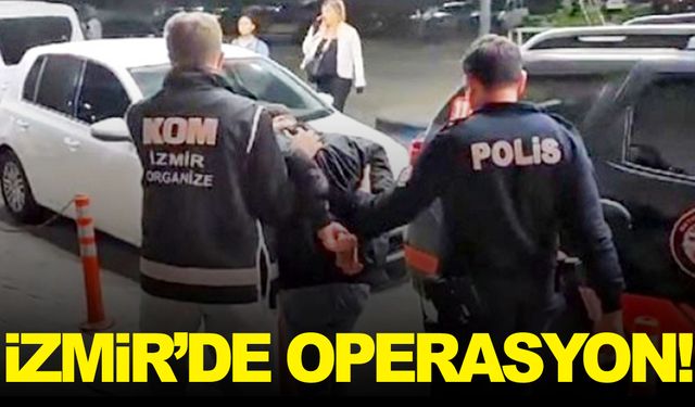 İzmir Çeşme’de suç örgütüne operasyon: 7 zanlı tutuklandı