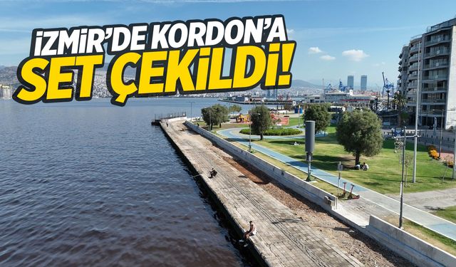 Kordon'a 1.700 Metrelik Duvar Örülüyor!