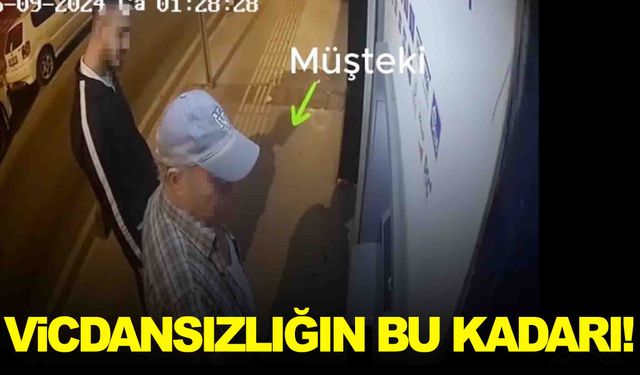 İzmir’de emekli vatandaşı gasp ettiler… Güvenlik kamerası kayıttaydı