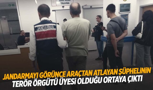 İzmir’de jandarmayı görünce araçtan atladı… Terör örgütü üyesi olduğu ortaya çıktı!