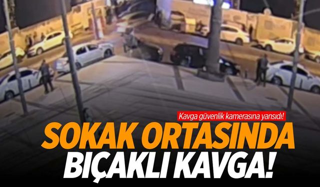 İzmir’de sokak ortasında bıçaklı kavga!