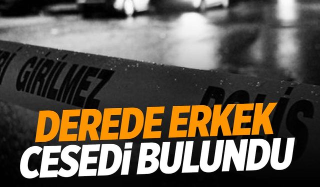 İzmir'de şüpheli ölüm… Derede erkek cesedi bulundu!