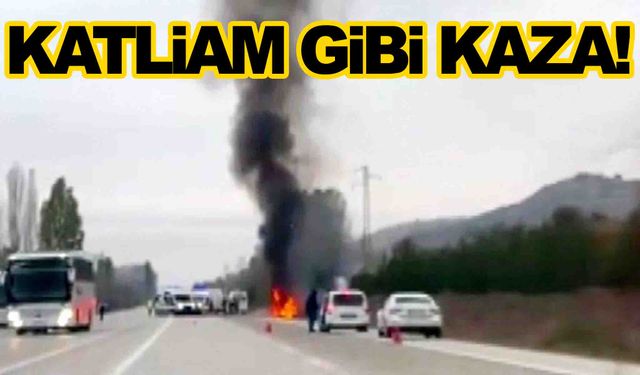 Katliam gibi kaza… 5 kişi can verdi!